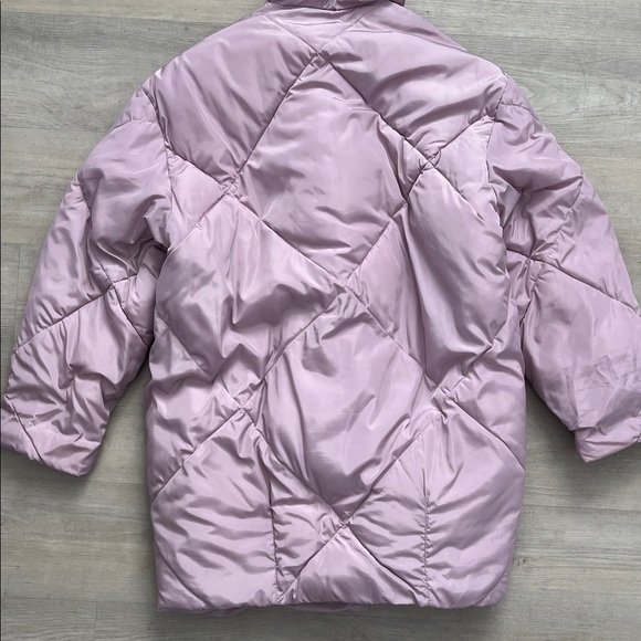 Free People Blush Pink Oversized Puffer Puffy Jacket - Picture 4 of 6